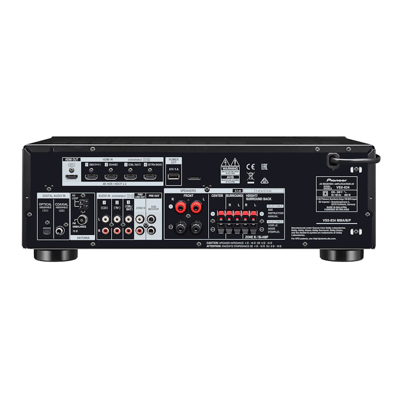 Pioneer  VSX-834 7.2 Channel AVR